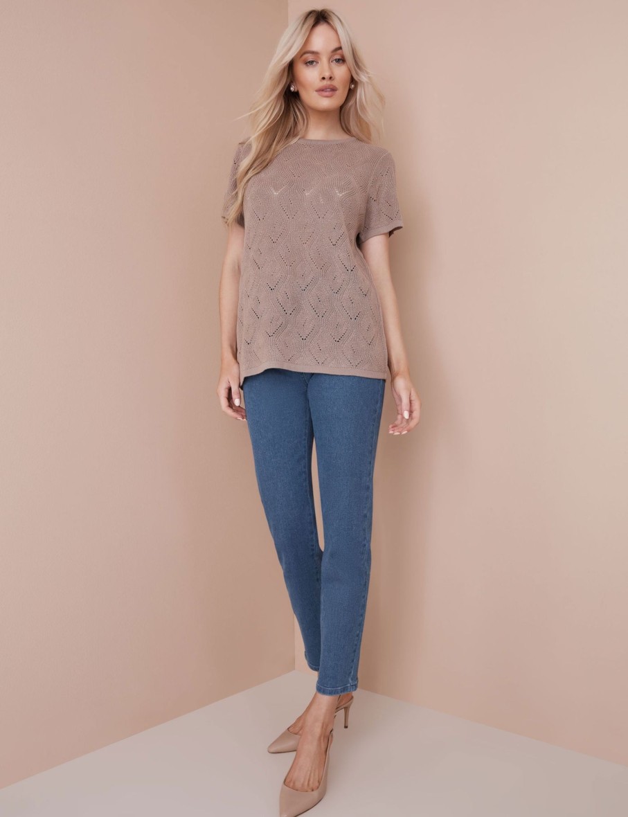 Tops NoniB | Pointelle Knit Top