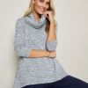 Tops WLane | W.Lane Cowl Neck Brushed Knitwear Top