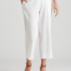 Bottoms Millers | Millers Ankle Length 1/2 Elastic Back Wide Legs Linen Blend Culotte