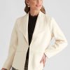 Outerwear LizJordan | Liz Jordan Suedette Jacket