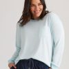 Sleepwear Autograph | Autograph Knitwear Scoop Neck Long Sleeve Pocket Jumper