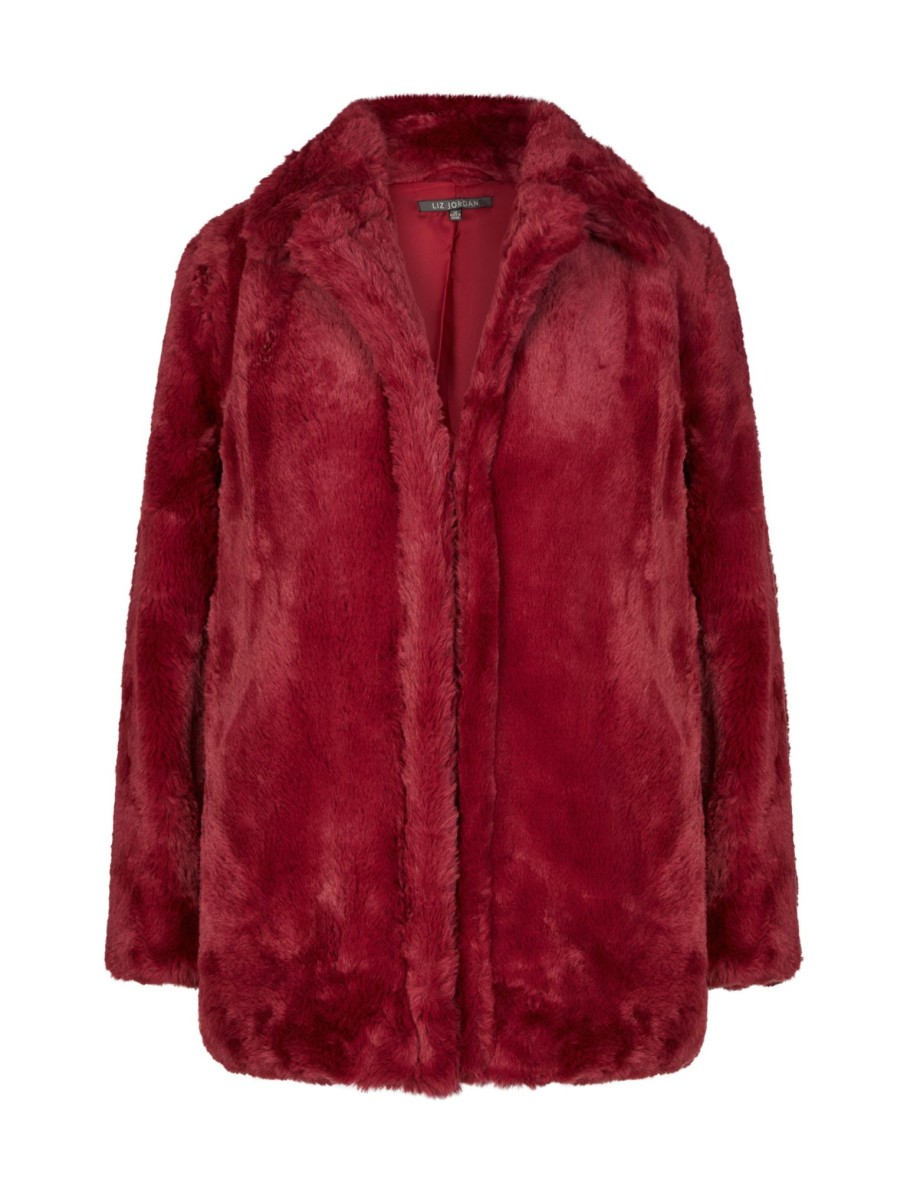 Outerwear LizJordan | Liz Jordan E2E Faux Fur Short Coat