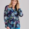 Tops NoniB | Noni B Long Sleeve Floral Print Blouse