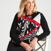 Knitwear NoniB | Noni B Print Knitwear Jumper