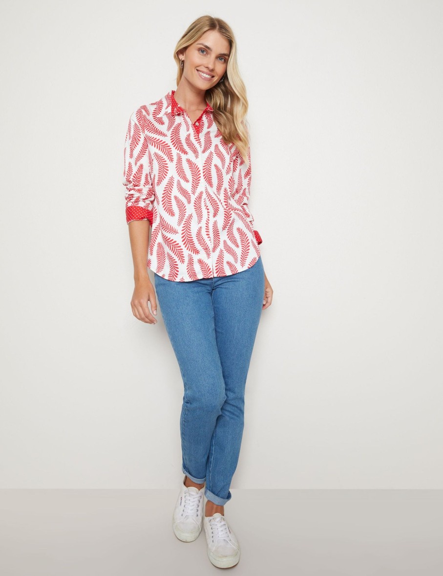 Tops WLane | W.Lane Printed Cotton Shirt