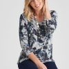 Tops NoniB | Noni B Embellished Print Knitwear Top