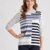 Knitwear WLane | W.Lane Colour Block Cowl Pullover Top