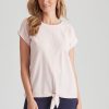 Tops NoniB | Noni B Textured Tie Hem Knitwear Top